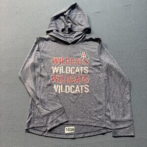 Arizona Wildcats Pullover Hooded Sweatshirt Sz M Pre-Owned Excellent